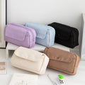 Stylish Solid Color Large Capacity Pencil Pouch 6S10BOB1046