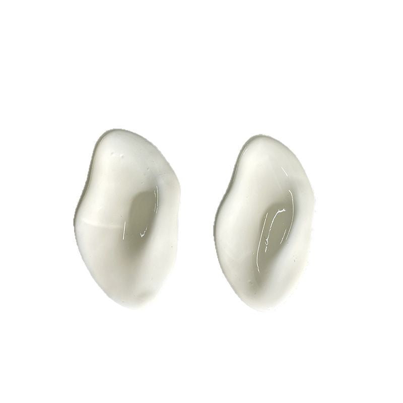 Irregular Geometric Drip Glaze Stud Earrings DP25E726