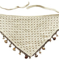 Boho Shell Charm Hollow Headacarf Triangle Scarf 6W1SL14