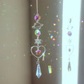 Celestial Moon Star Crystal Wind Chime Suncatcher 6H7HLS201