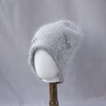 Cute Bowknot Pendant Angora Knit Beanie 6W6HAT706