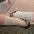Heart Letter Slouchy Socks - DippedShop Wholesale - #2243
