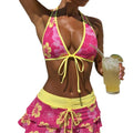 Vintage Flower Bikini Set - DippedShop Wholesale - #2867