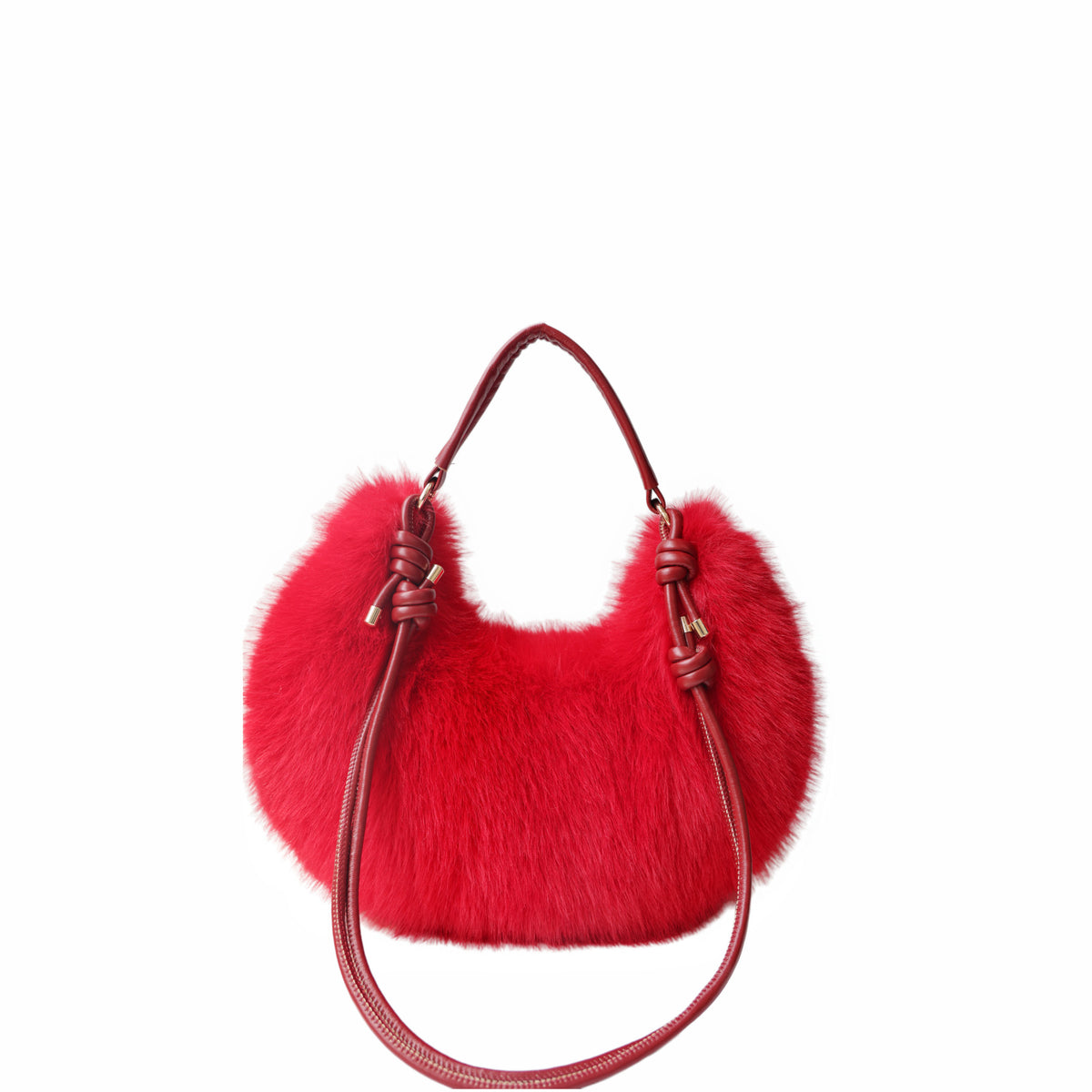 Fluffy Faux Fur Large Capacity Crossbody Bag 6W10BBG2387