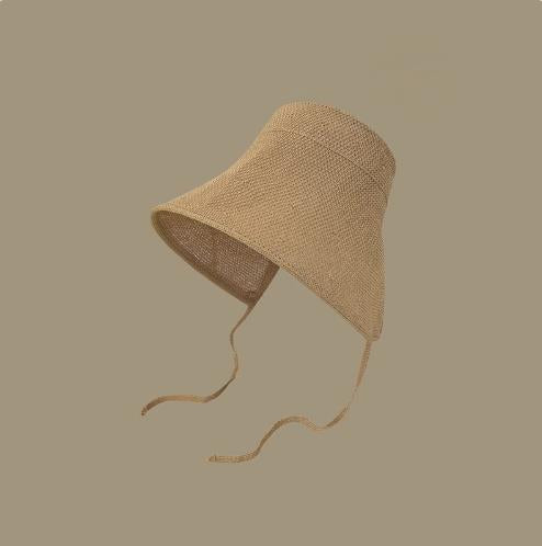 Vintage Ribbon Tie Bucket Hat - DippedShop Wholesale - #7203
