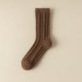 Thickened Cable Knit Winter Crew Socks 6W8FSO883