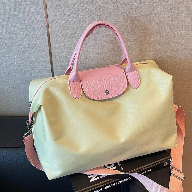 Simple Color Block Large Capacity Tote Bags 6S10BBG1547