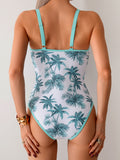 Sexy Floral One-Piece Swimsuit - DippedShop Wholesale - #6003