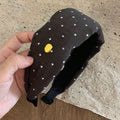 Vintage Leopard Print Soft Wide Headband 6W6HBD378
