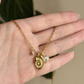 Danity Gold Plated Sea Conch Choker Necklace 6W6JNC379L