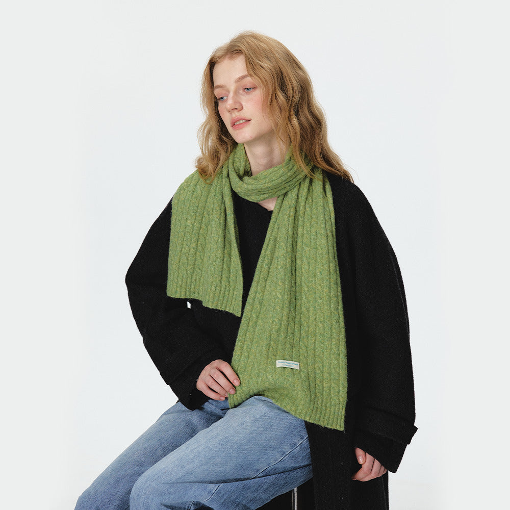 Cable Knit Scarf - DippedShop Wholesale - #3123