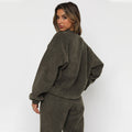 Corduroy Pullover Set - DippedShop Wholesale - #9219