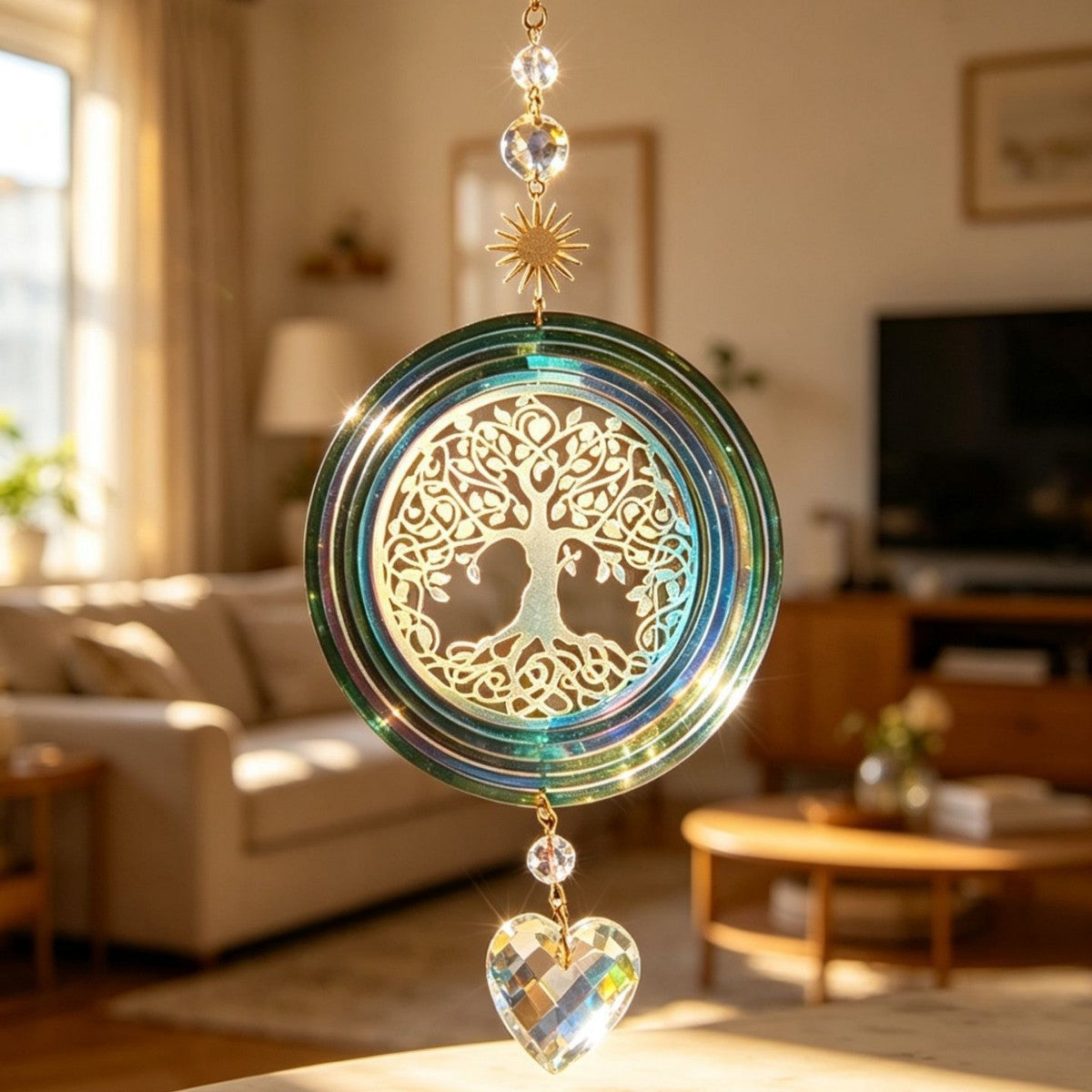 Tree-of-Life 3D Kinetic Metal Wind Spinner 6H7HLS210