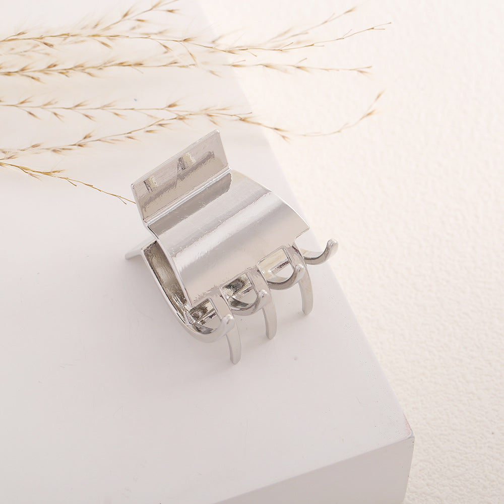 Simple Geometric Gold Plated Mini Hair Claw MK2MBEP6W6HCP380