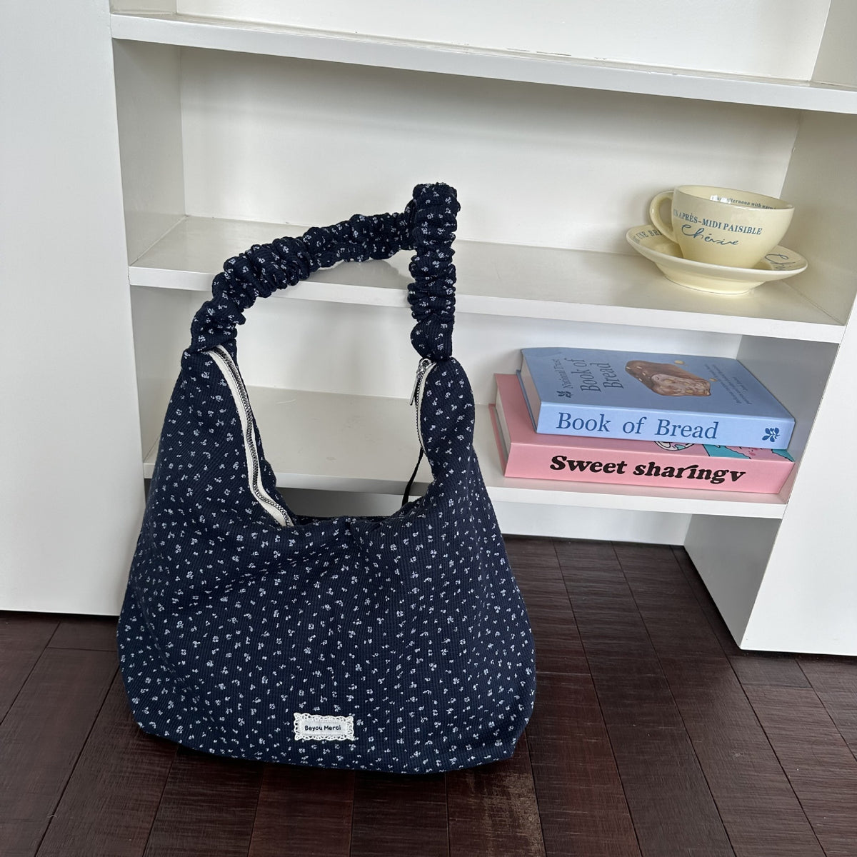 Floral Print Hobo Bag - DippedShop Wholesale - #0755