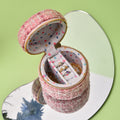 Mini Round Travel Jewelry Box - DippedShop Wholesale - #5603