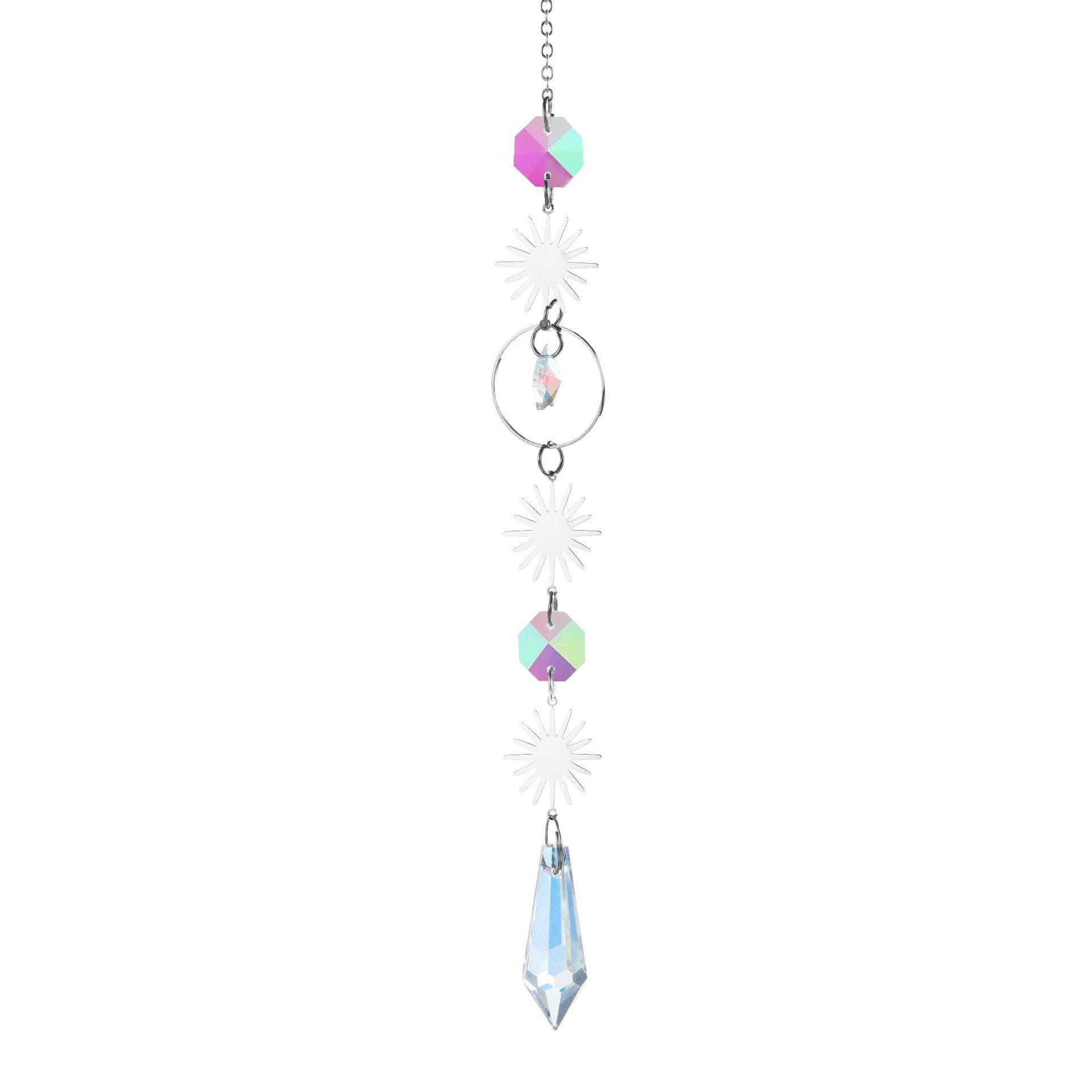 Moon Crystal Suncatcher - DippedShop Wholesale - #2803