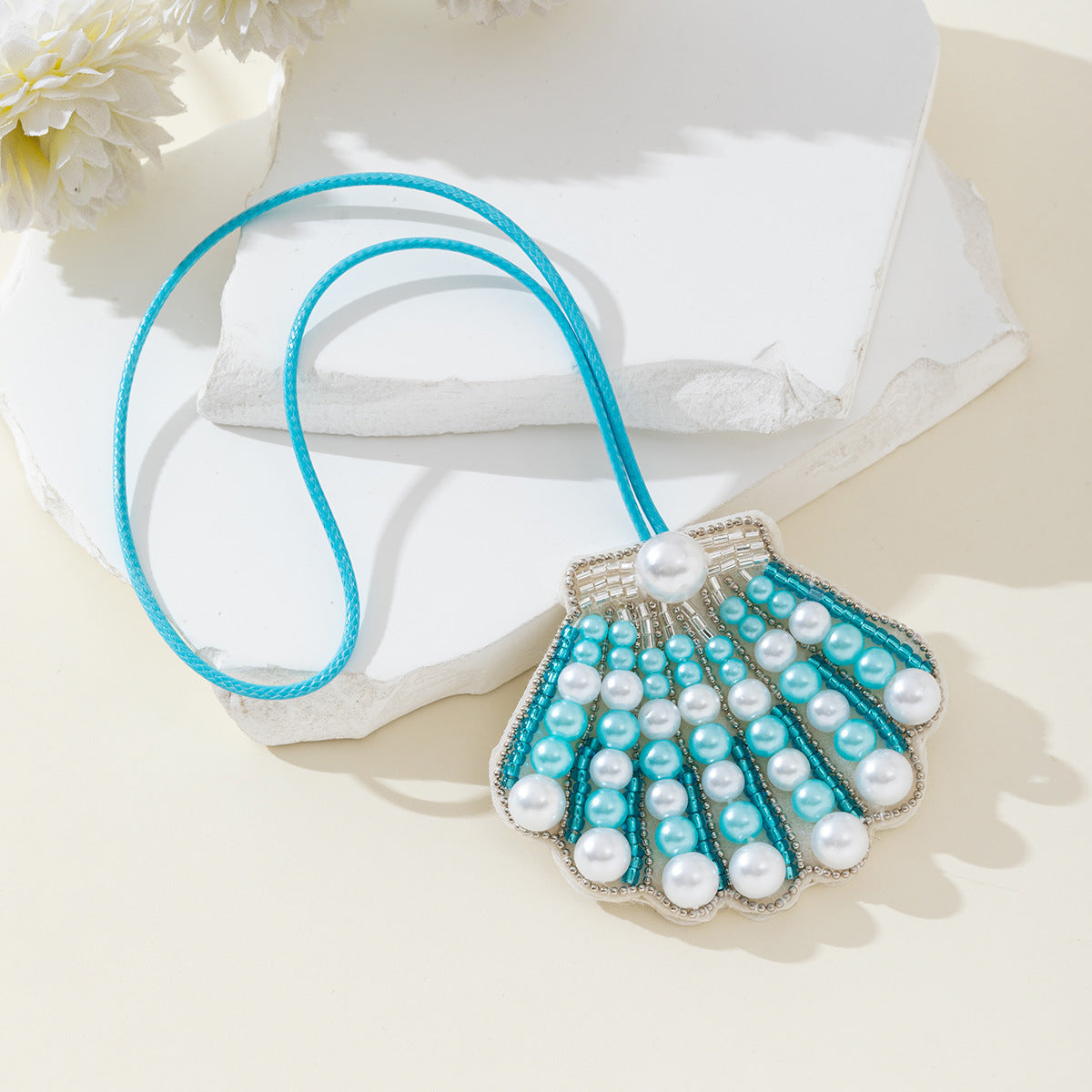 Pearl Shell Bag Charm - DippedShop Wholesale - #6307