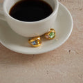 Gold Plated Zircon Open Ring - DippedShop Wholesale - #7843
