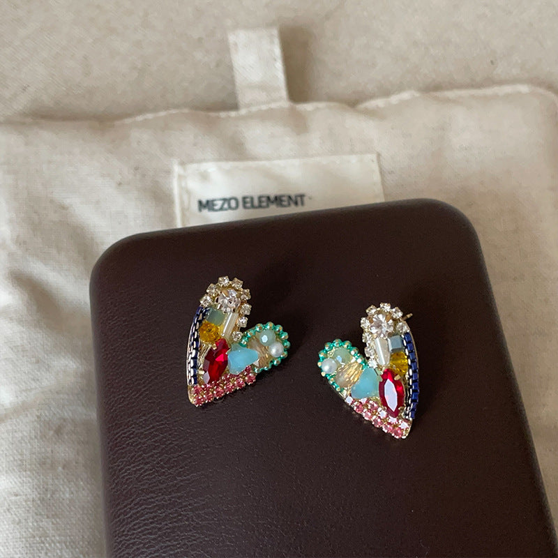 Heart Stud Earrings - DippedShop Wholesale - #3667