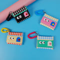 Cute Catroon Print Trifold Portable Card Wallet 6S10BWB90