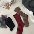 Solid Rib Knit Socks - DippedShop Wholesale - #8323