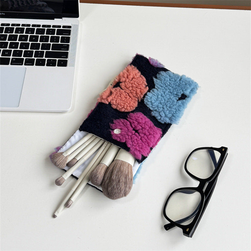 Floral Quilted Cosmetic Bag - DippedShop Wholesale - #6179