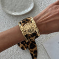 Vinatge Leopard Print Scarf Ho - DippedShop Wholesale - #9283