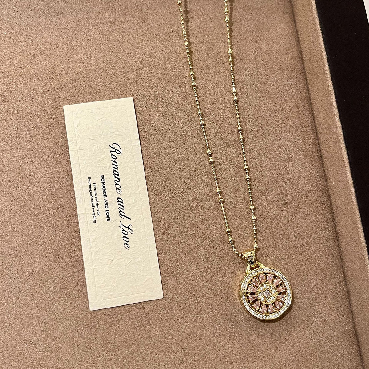 Compass Pendant Necklace - DippedShop Wholesale - #7171