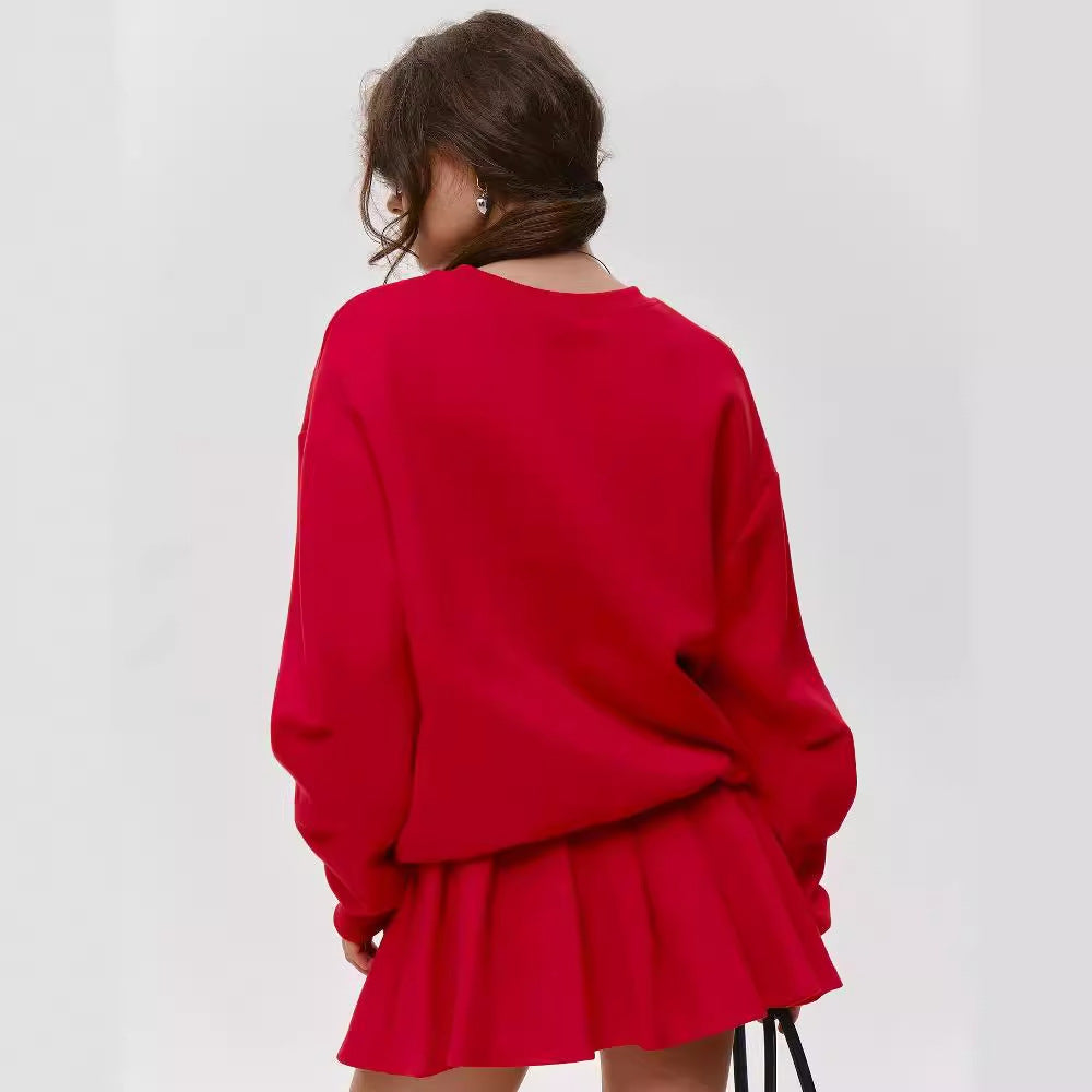 Vintage Loose Print Hoodie - DippedShop Wholesale - #7699