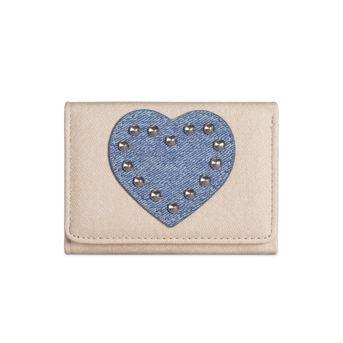 Heart Studded Wallet - DippedShop Wholesale - #4531