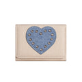 Vintage Heart Shape Metal Stud Wallet 6S10BWB124