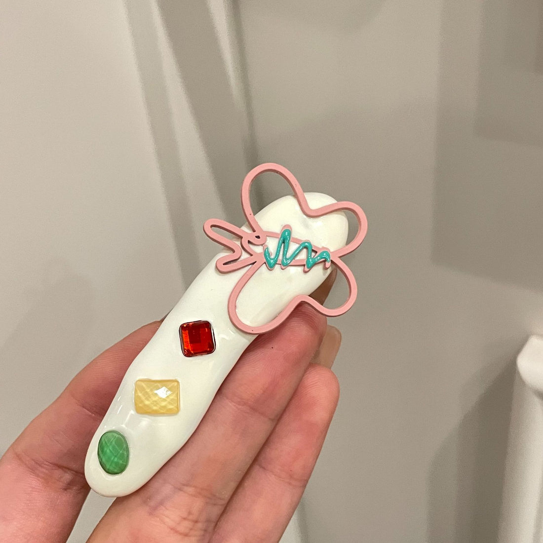Cute Cartoon Print Resin Hair Clip DP25E881
