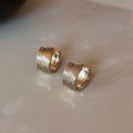 Trendy Geometric Circle Hoop Earrings 6W6JER592