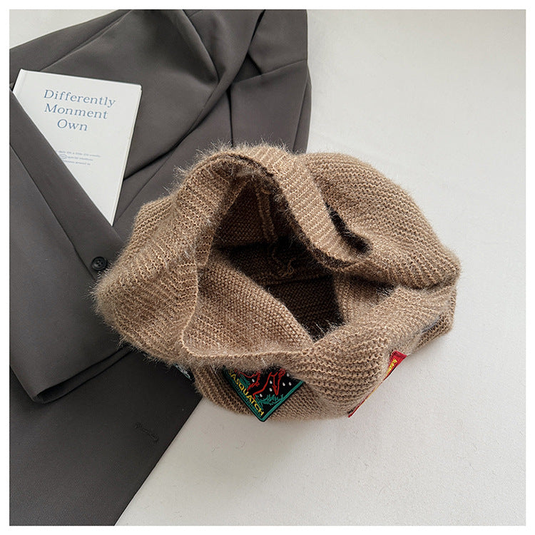 Knit Handmade Tote Bag - DippedShop Wholesale - #0355