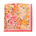 Floral Print Silk Scarf - DippedShop Wholesale - #3907