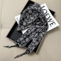 Vintage Leopard Print Versatile Silk Scarf 6W6NSI239