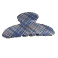 Plaid Color Block Hair Claw - DippedShop Wholesale - #5027