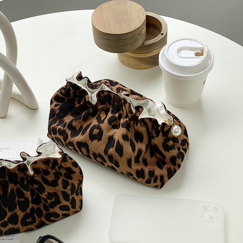 Vintage Leopard Cosmetic Bag - DippedShop Wholesale - #9747