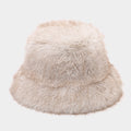 Winter Fuzzy Faux Fur Outdoor Warm Bucket Hat 6W6HAT532