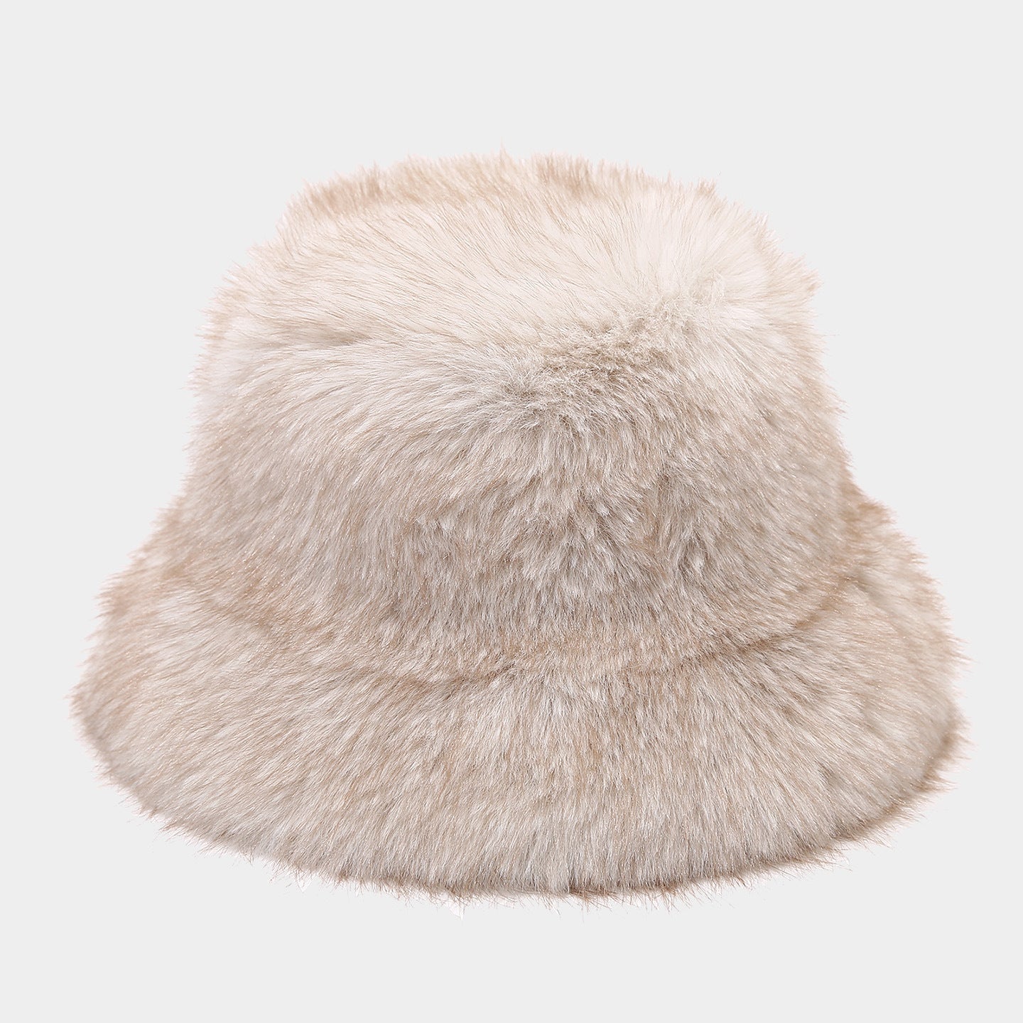 Winter Fuzzy Faux Fur Outdoor Warm Bucket Hat 6W6HAT532