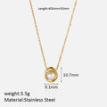 Chic Gold Plated Moon Pendant Choker Necklace 6W6JNC629