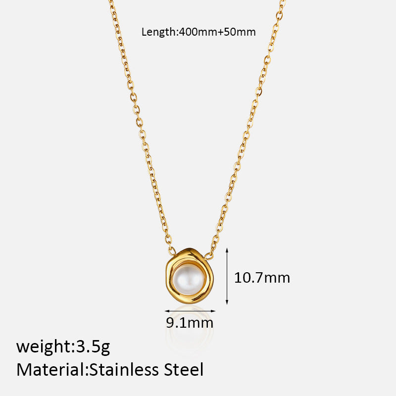 Chic Gold Plated Moon Pendant Choker Necklace 6W6JNC629