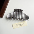 French Flower Print Marble Acetate Hair Claw 6W6HCP1659