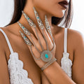 Punk Gothic Halloween Hand Chain Bracelet 6W6JBR629
