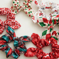 Polka Dot Plaid Hair Scrunchies - DippedShop Wholesale - #8499