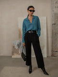 Lapel V-Neck Sweater - DippedShop Wholesale - #1939