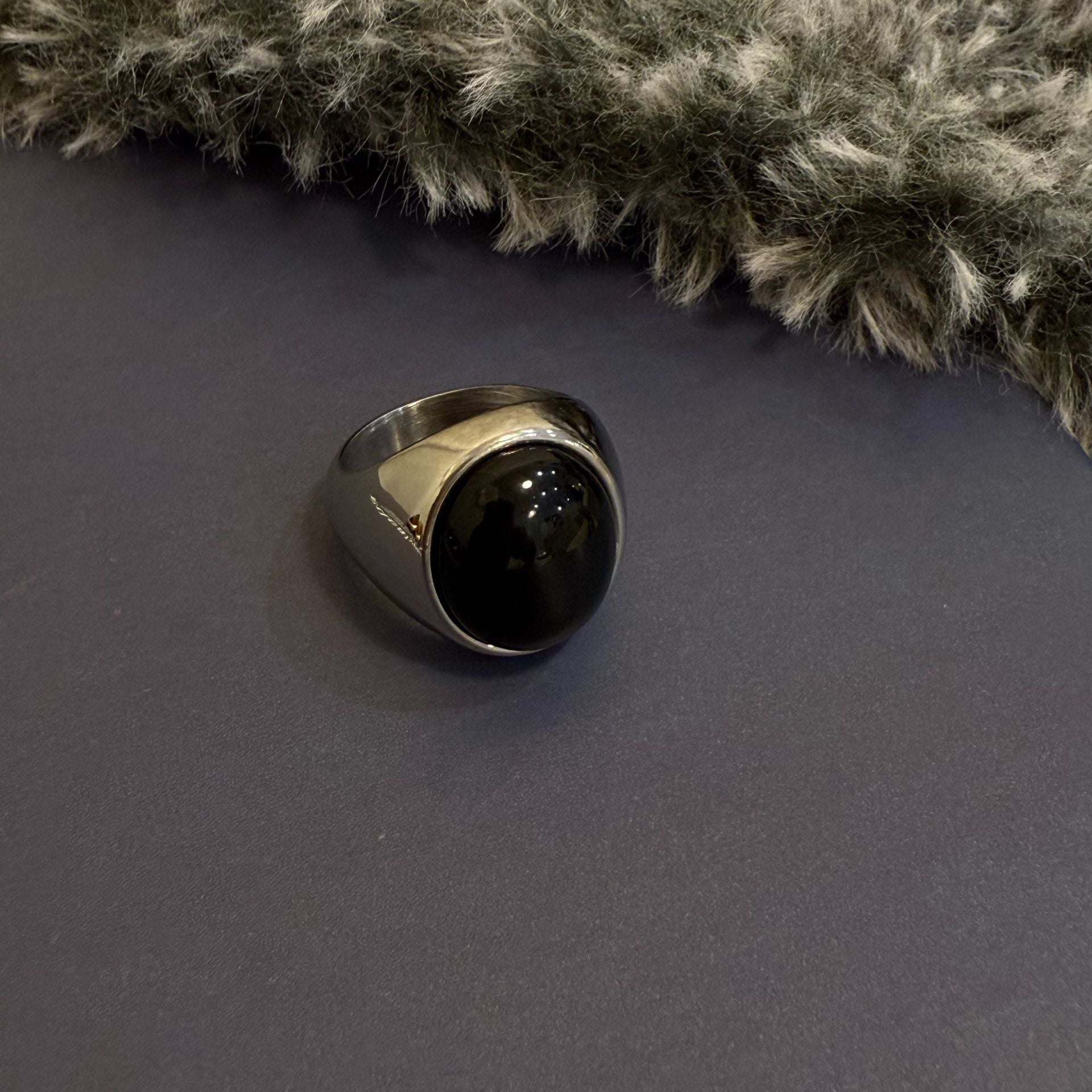 Oval Agate Statement Ring - DippedShop Wholesale - #8675
