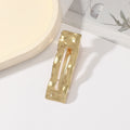 Vintage Metal Geometric Gold Plated Hair Clip MK2MBEP6W6HCP370