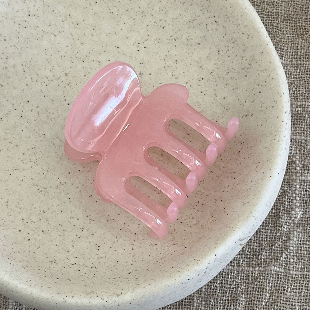 Sweet Jelly Translucent Mini Hair Claw Clip 6W6HCP1274